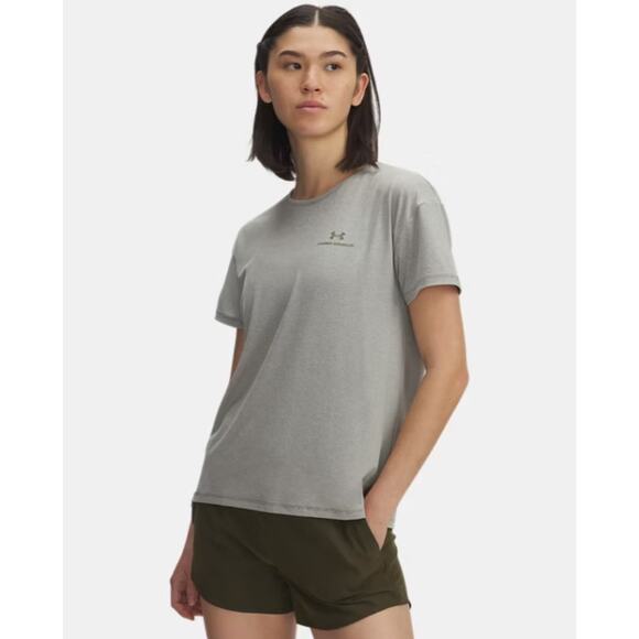 Under Armour Women's Large Taupe Vanish Energy Short Sleeve 2.0 T Shirt G2-8 - Picture 1 of 8